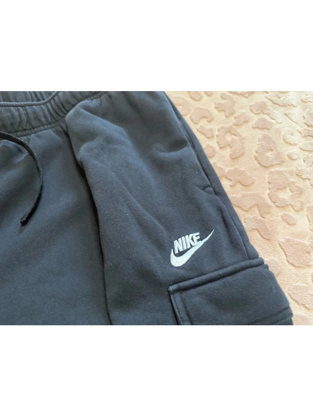 Nike Men’s Black Cargo Sweatpants! XL 40x31